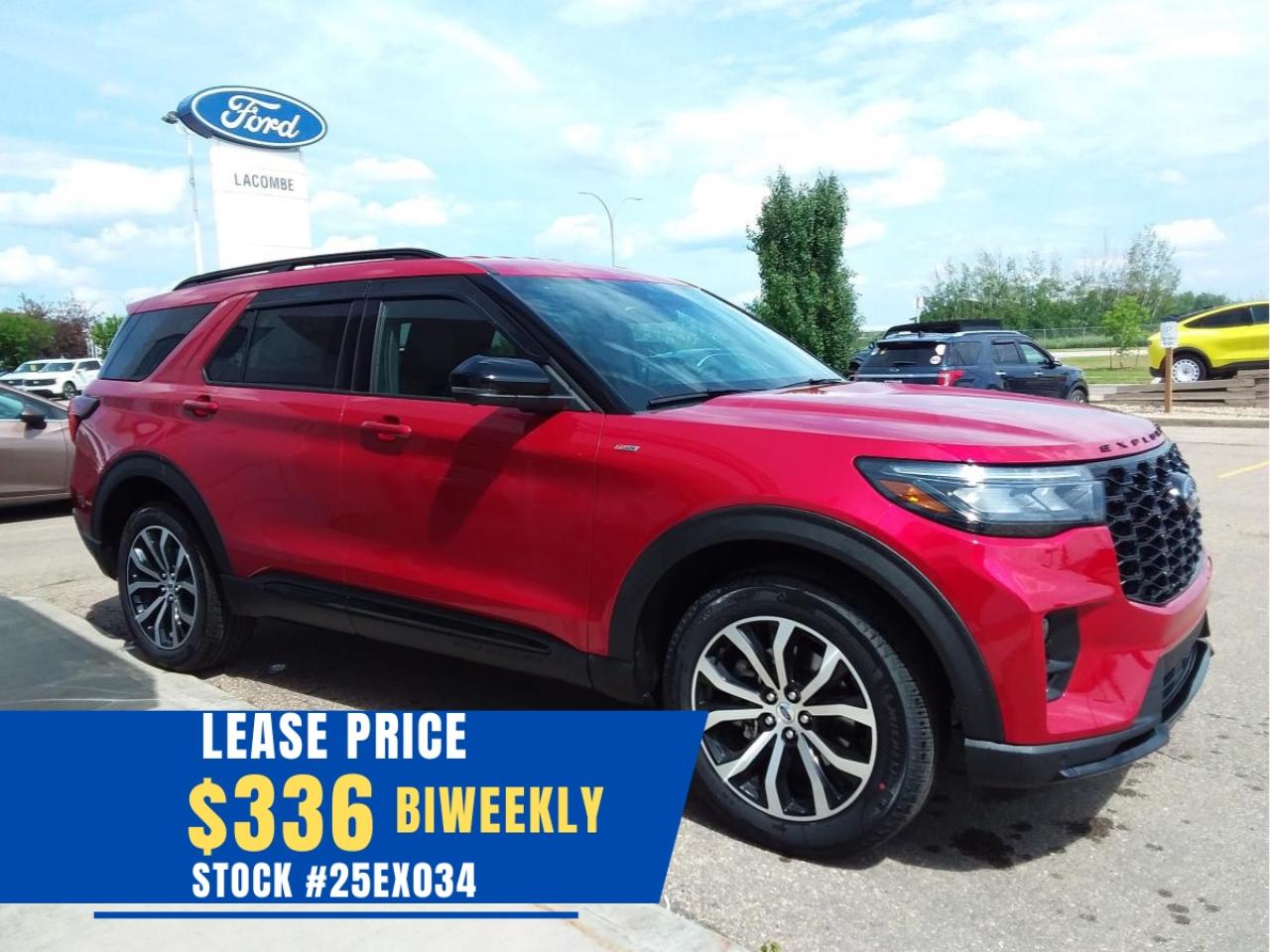 New 2025 Ford Explorer ST-Line for sale in Lacombe, AB