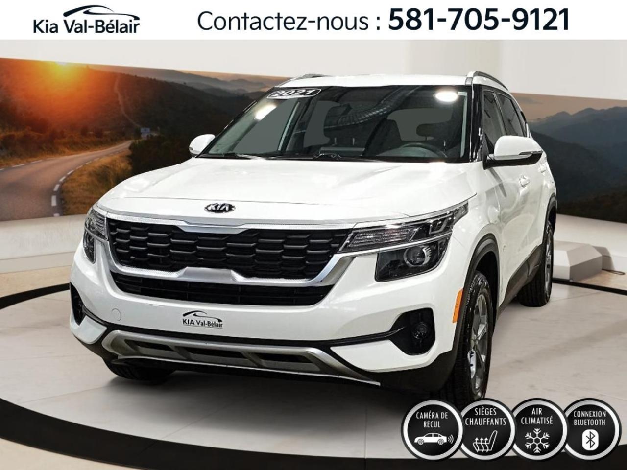 Used 2021 Kia Seltos LX *FWD *CAMÉRA *CARPLAY *CRUISE *SIÈGE CHAUF *A/C for sale in Québec, QC