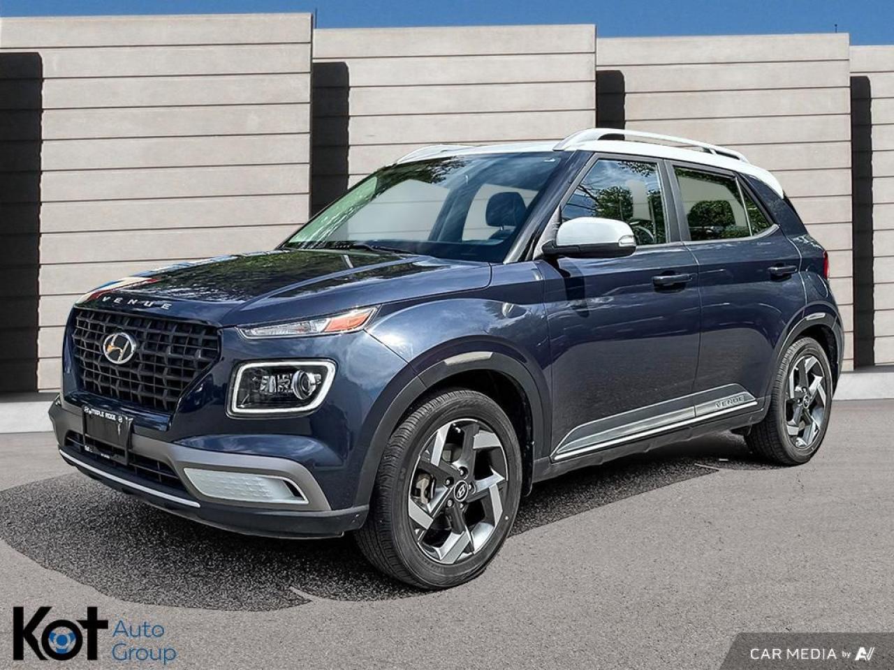 Used 2020 Hyundai Venue Trend w/Urban Pkg/Denim Interior IVT! REMOTE START! HEATED FRONT SEATS! BLIND SPOT DETECTION! HEATED STEERING WHEEL! BACK UP CAMERA! NO ACCIDENTS! for sale in Maple Ridge, BC