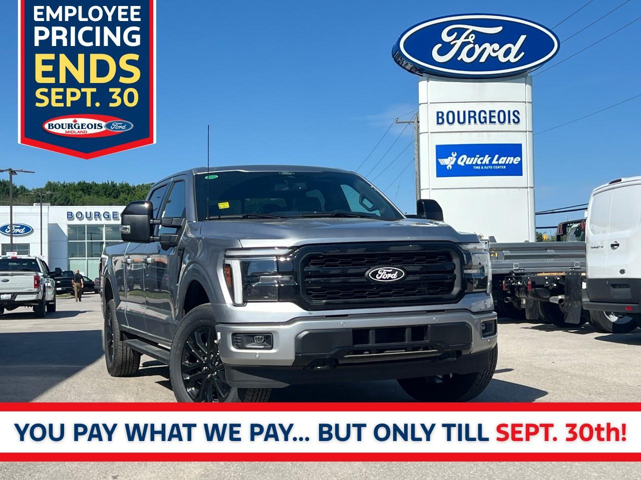 New 2025 Ford F-150 Lariat 4WD SuperCrew 6.5' Box for sale in Midland, ON