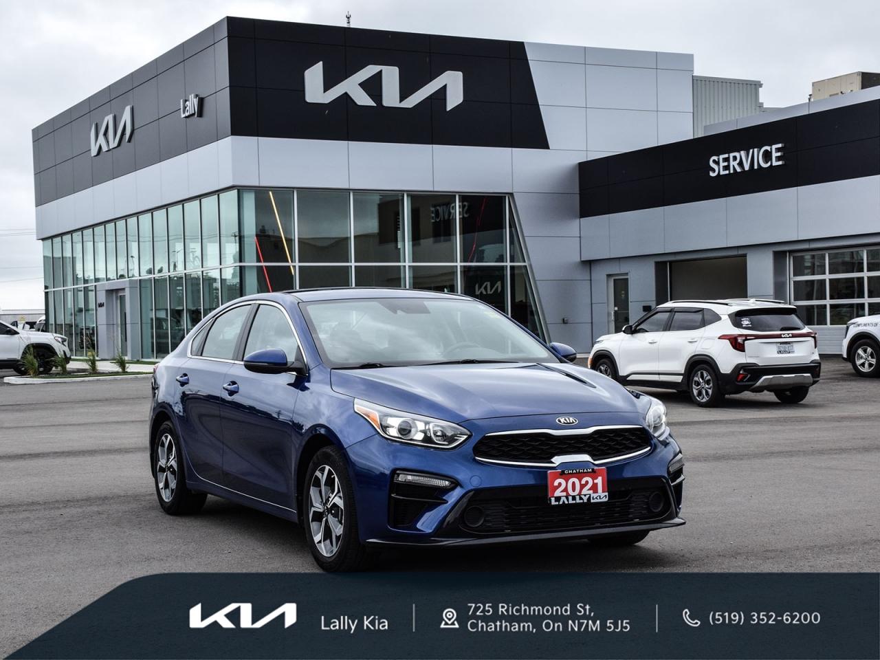 Used 2021 Kia Forte EX Local Trade | Clean CarFax | Cloth Heated Seats for sale in Chatham, ON