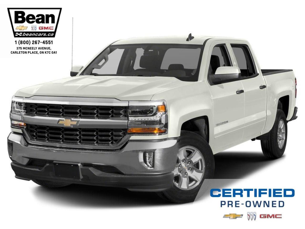 Used 2018 Chevrolet Silverado 1500 5.3L V8 2LT, ONE OWNER, CREW CAB SHORT BOX, Z71 OFF ROAD PACKAGE, HEATED LEATHER SEATS, REMOTE VEHICLE START, BOSE PREMIUM SOUND SYSTEM, CHROME SIDE STEPS, HARD FOLDING TONNEAU COVER, 20