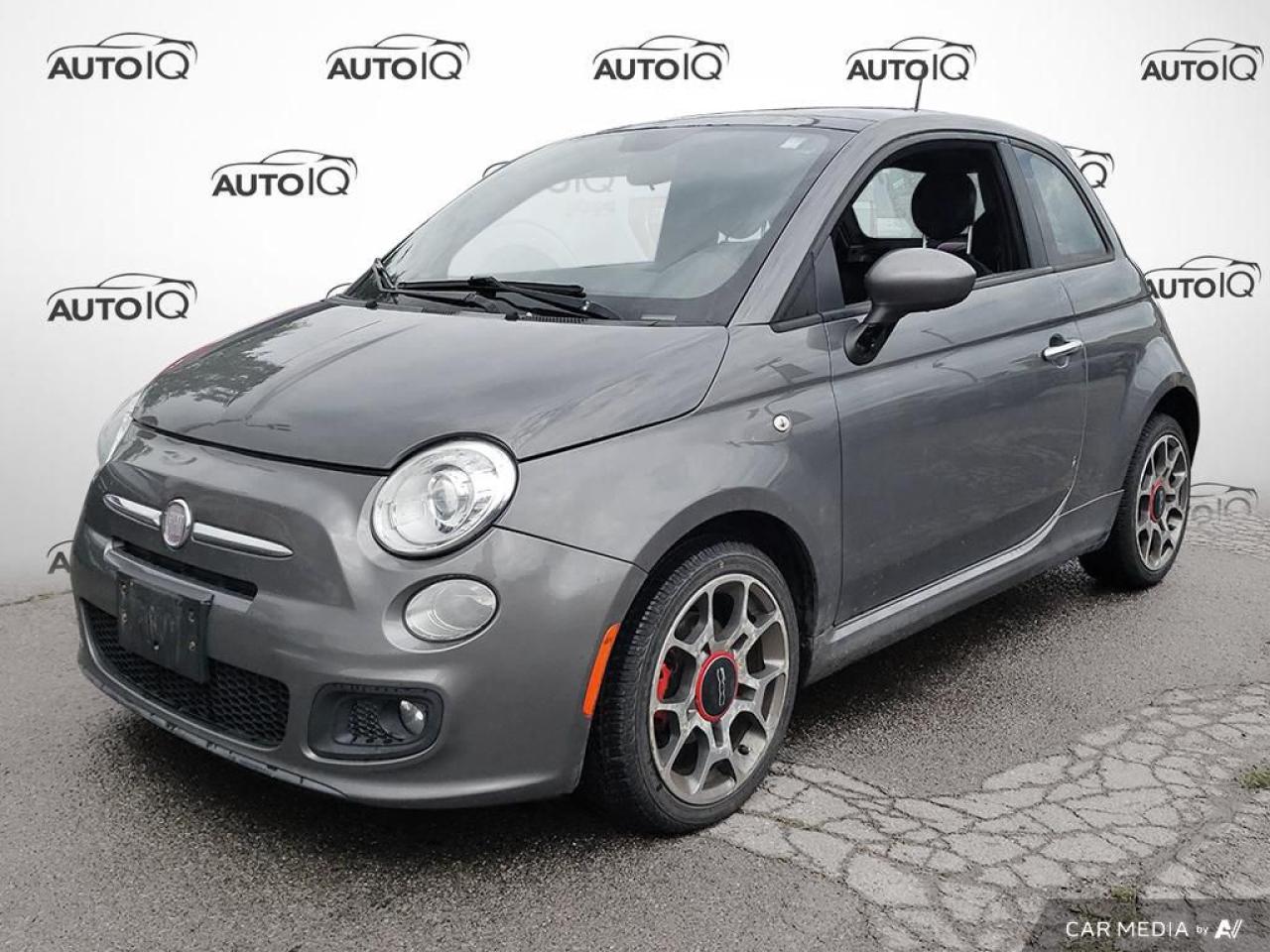 Used 2013 Fiat 500 Sport - AS IS - YOU CERTIFY, YOU SAVE - RED LEATHER INT for sale in Hamilton, ON