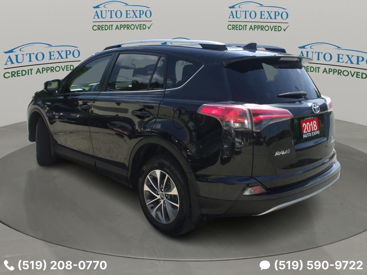 2018 Toyota RAV4 AWD Hybrid LE+,OneOwner,Certified,Backup Cam,Fogs Photo4