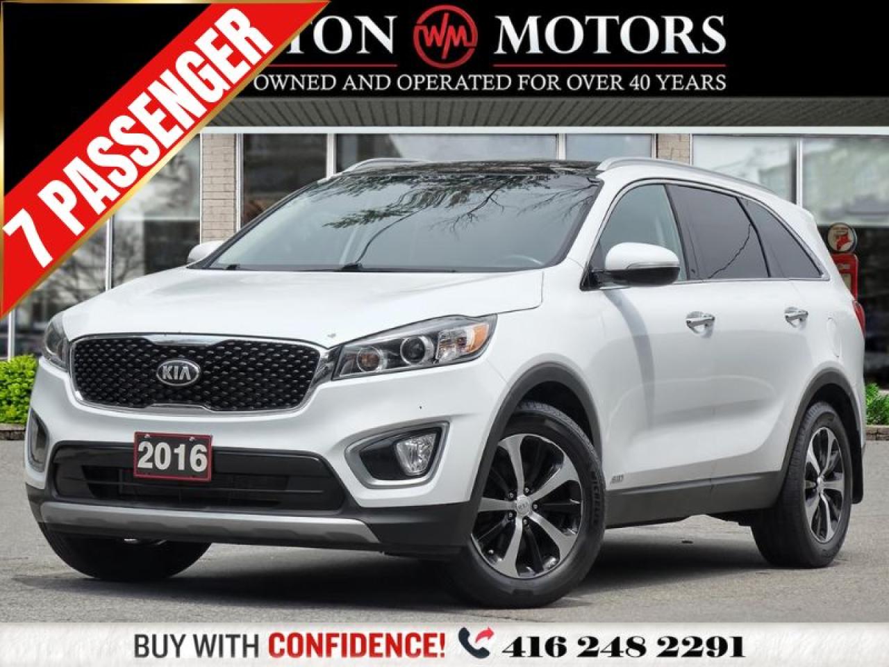 Used 2016 Kia Sorento 3.3L EX*AWD*LEATHER*PAN ROOF*7PASS*REV-CAM for sale in Toronto, ON