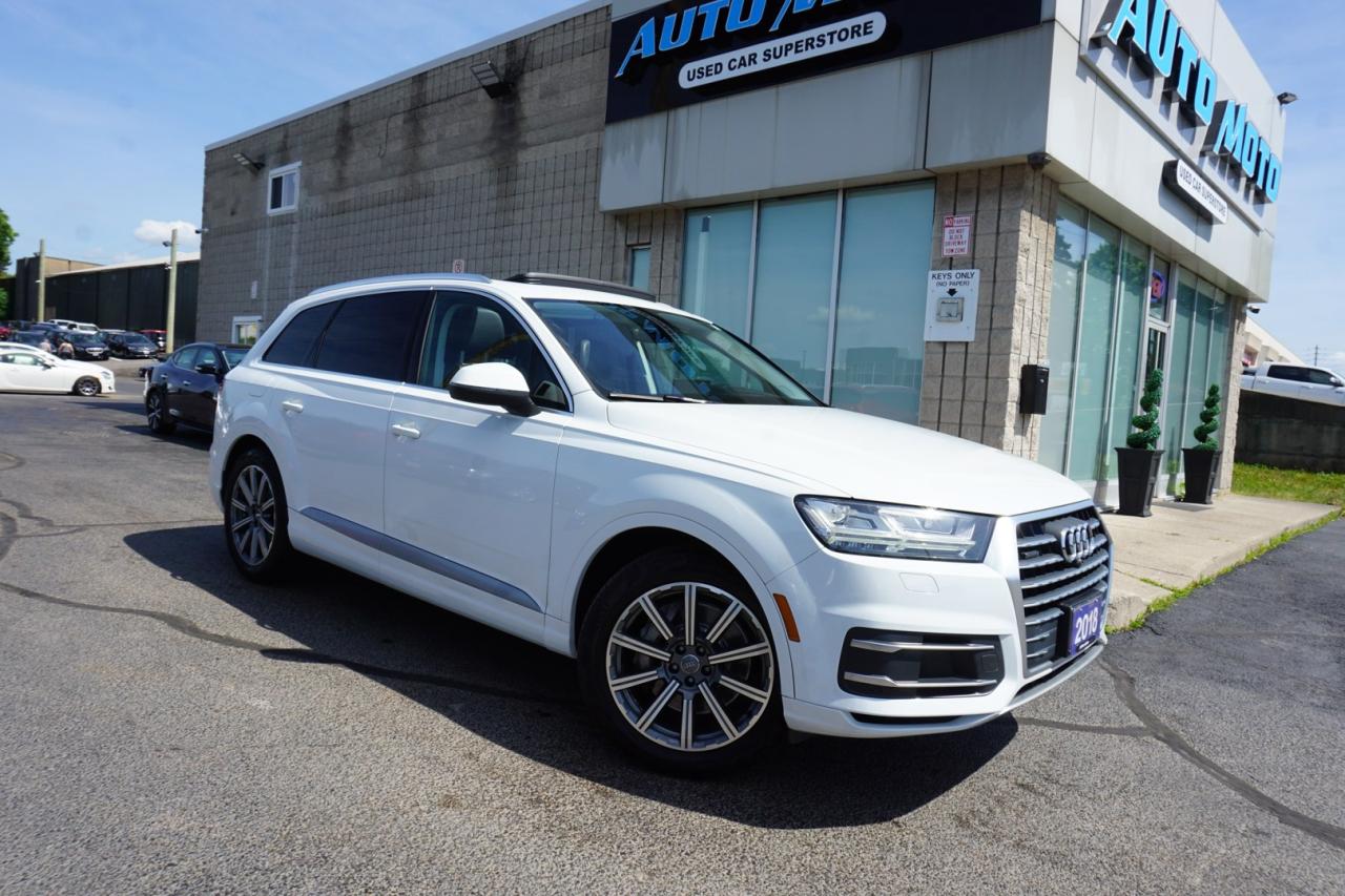 2018 Audi Q7 3.0T V6 TECH/PRESTIGE AWD CERTIFIED *7 SEATS* NAV FRONT CAMERA BLUETOOTH LEATHER HEAT/COOL P.ROOF SHIFTERS CRUISE ALLOYS - Photo #8