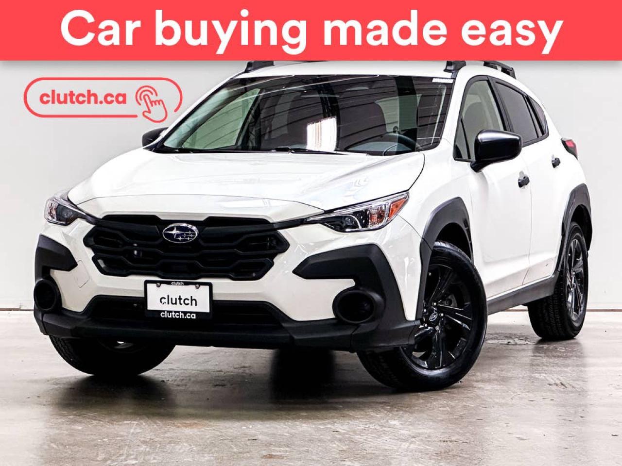 Used 2024 Subaru XV Crosstrek Convenience AWD w/ Apple CarPlay, Heated Front Seats, Rearview Cam for sale in Toronto, ON