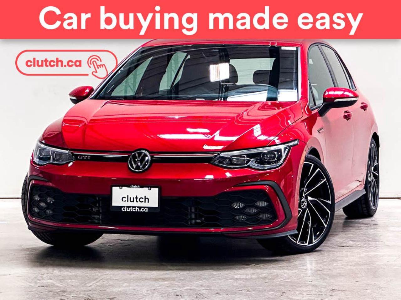 Used 2023 Volkswagen Golf GTI Performance w/ Apple CarPlay, Heated Front Seats, Rearview Cam for sale in Toronto, ON