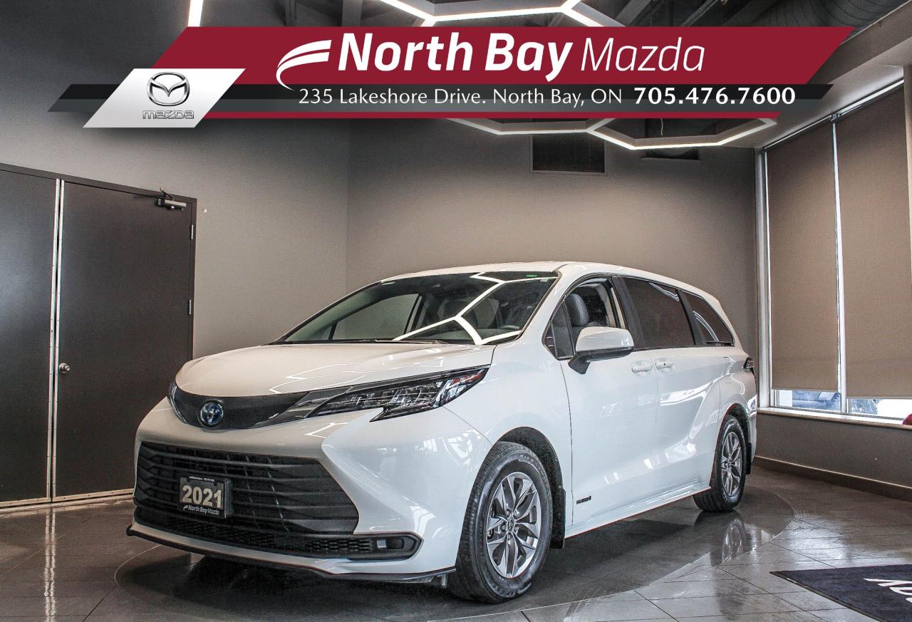 Used 2021 Toyota Sienna LE 8-Passenger LOW KMS - 8 PASSENGER SEATS - HEATED SEATS/STEERING WHEEL for sale in North Bay, ON