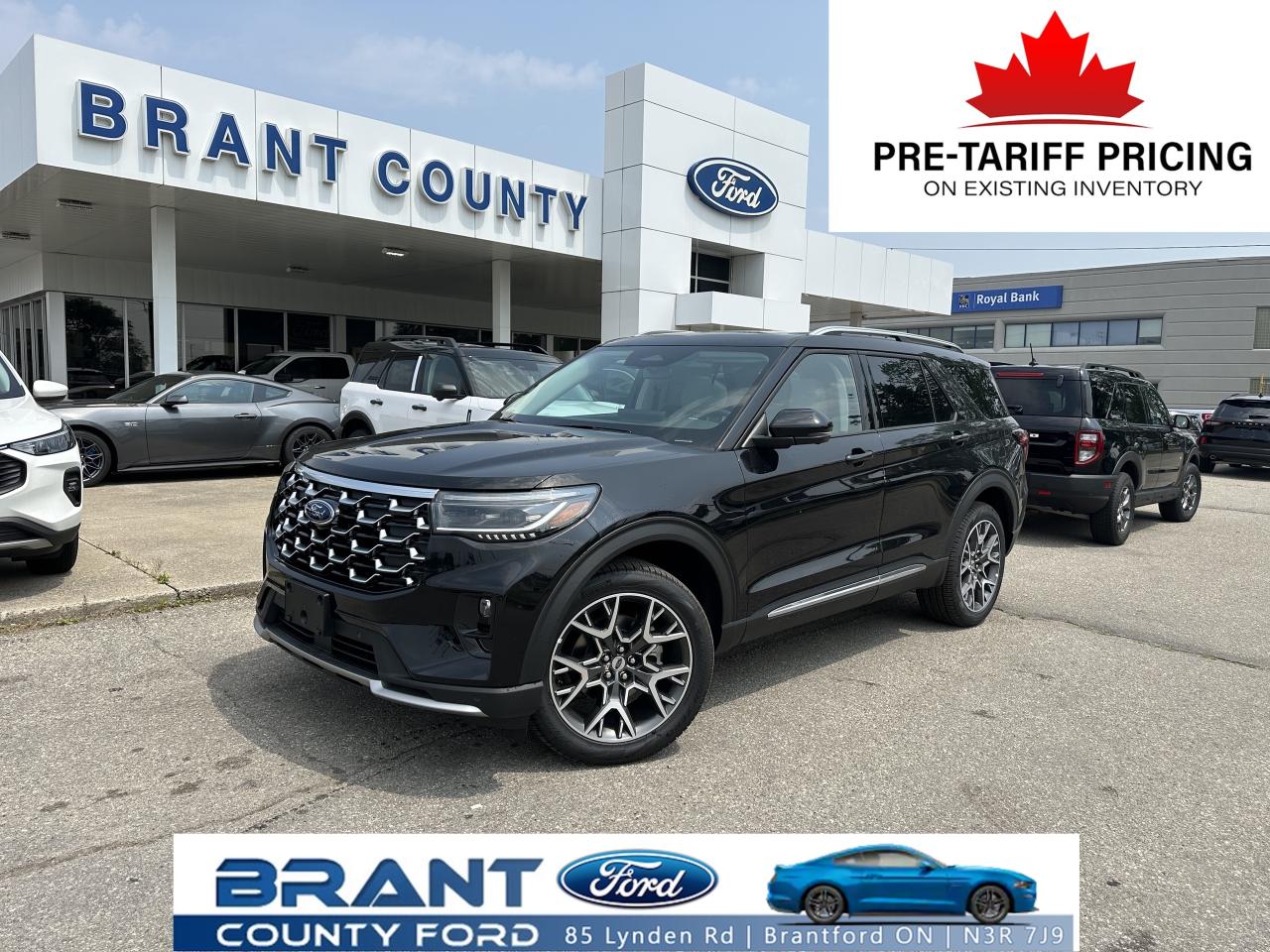 New 2025 Ford Explorer Platinum for sale in Brantford, ON