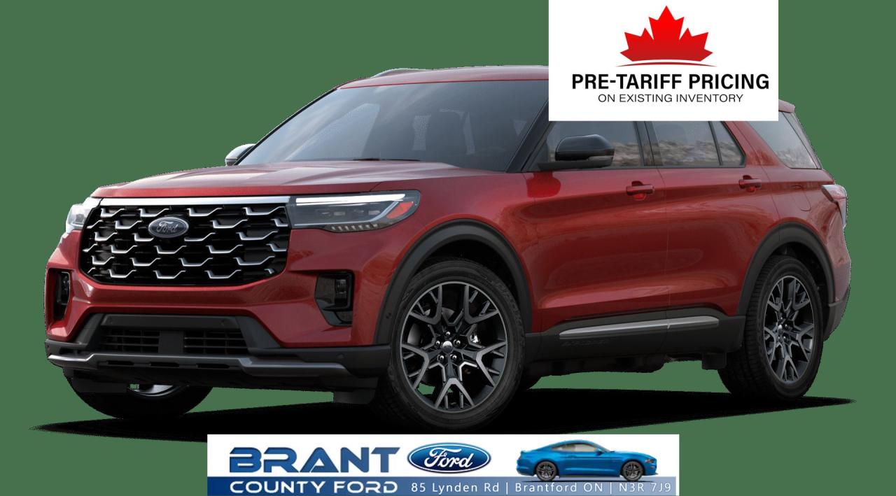 New 2025 Ford Explorer Platinum for sale in Brantford, ON