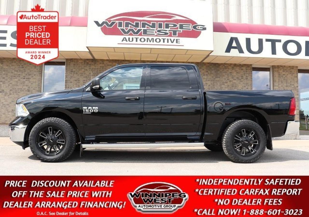 Used 2022 RAM 1500 Classic SLT LUXURY EDITION CREW 4X4, LOADED/LEATHER & MORE for sale in Headingley, MB