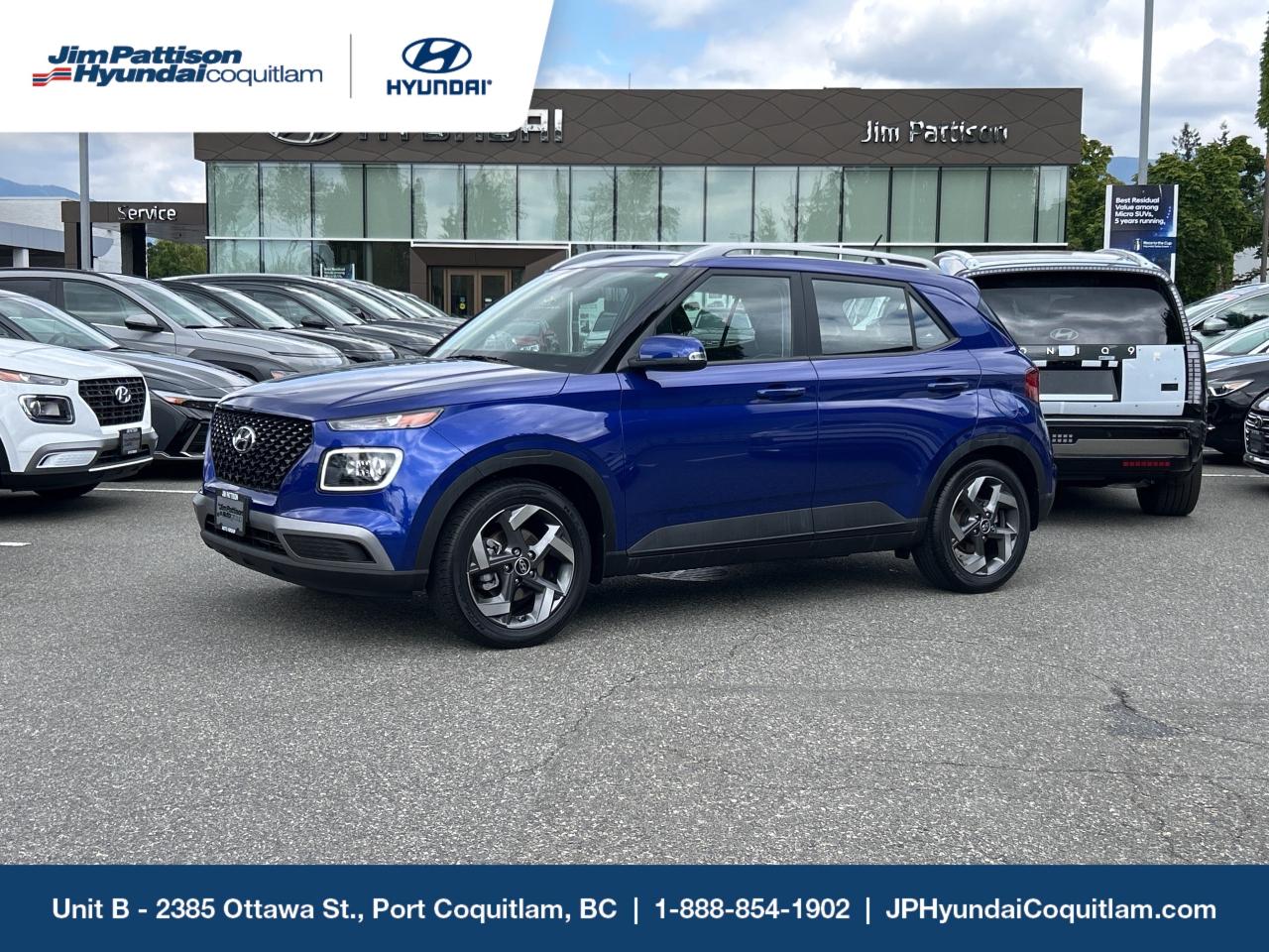 Used 2023 Hyundai Venue Ultimate IVT, 1 Owner NO Accident Local CPO! for sale in Port Coquitlam, BC