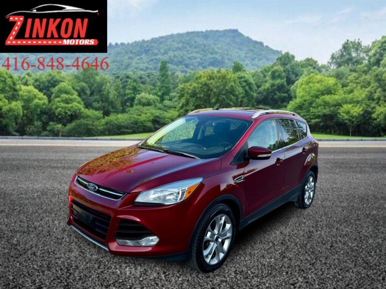 Used 2014 Ford Escape TITANIUM |TOP OF THE LINE|LEATHER|BACK-UP CAM|PUSH START|POWER TAILGATE| for sale in Pickering, ON