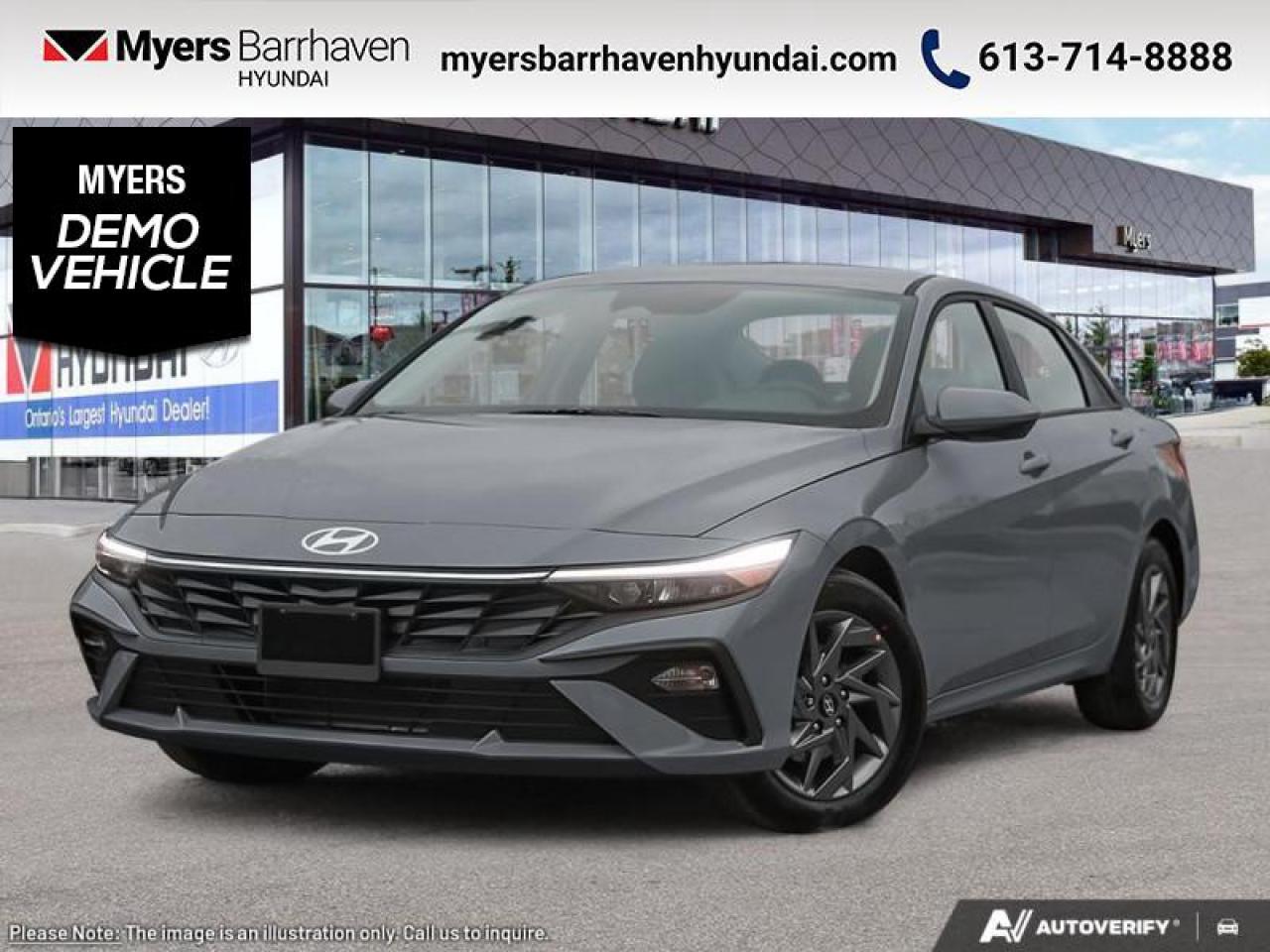 Used 2025 Hyundai Elantra Preferred  - Remote Start - $192 B/W for sale in Nepean, ON