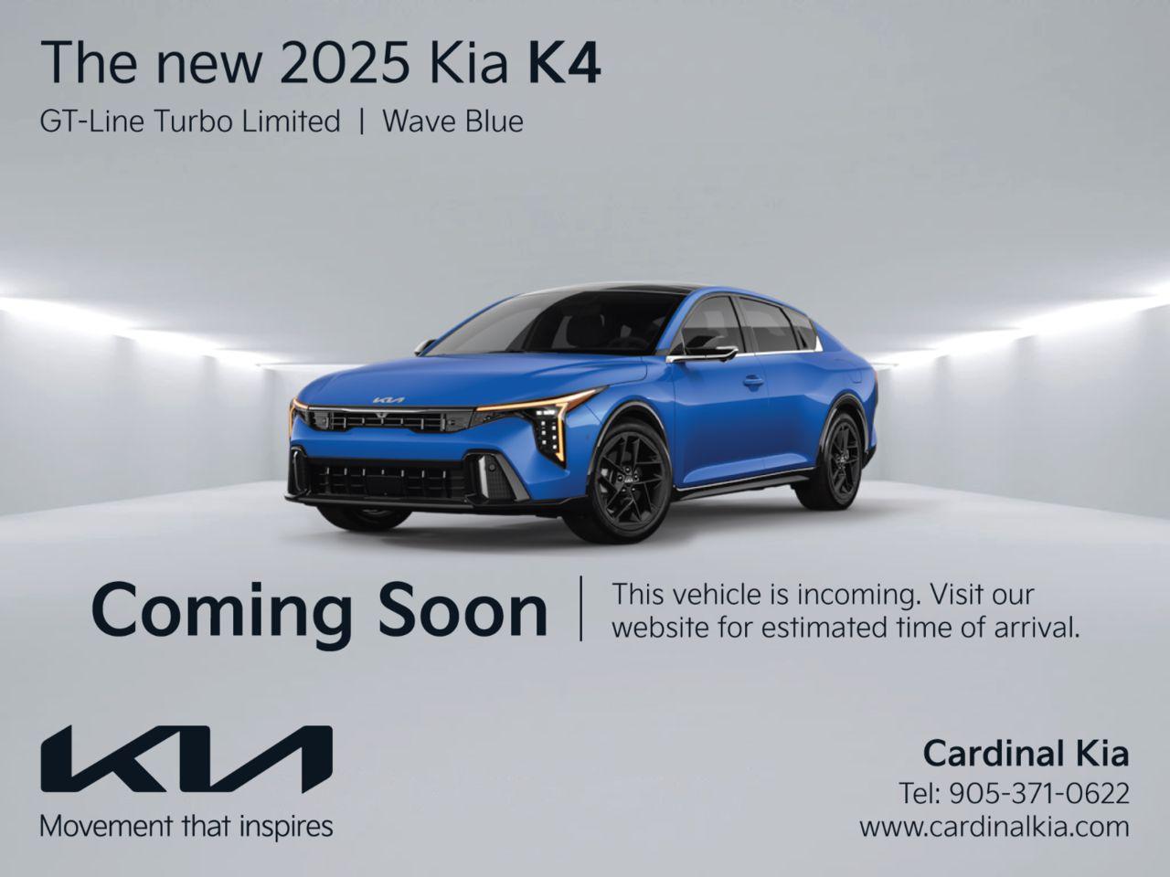 New 2025 Kia K4 GT-Line Turbo Limited for sale in Niagara Falls, ON