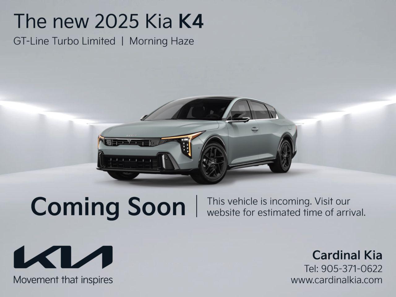 New 2025 Kia K4 GT-Line Turbo Limited for sale in Niagara Falls, ON