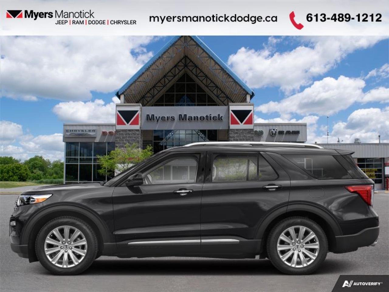 Used 2022 Ford Explorer Limited  - Leather Seats -  Cooled Seats for sale in Ottawa, ON