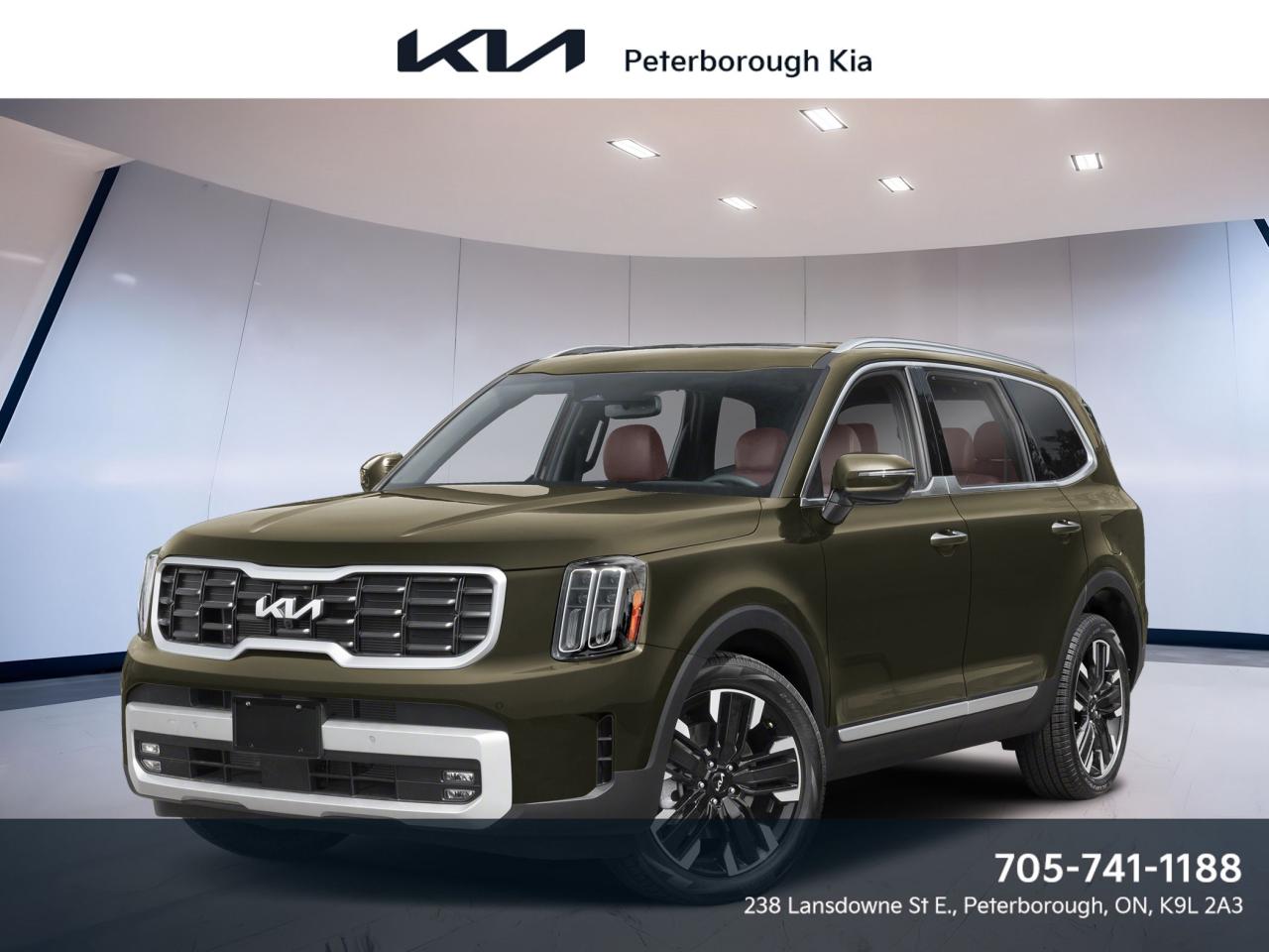 New 2025 Kia Telluride SX Limited AWD w/Black Interior for sale in Peterborough, ON