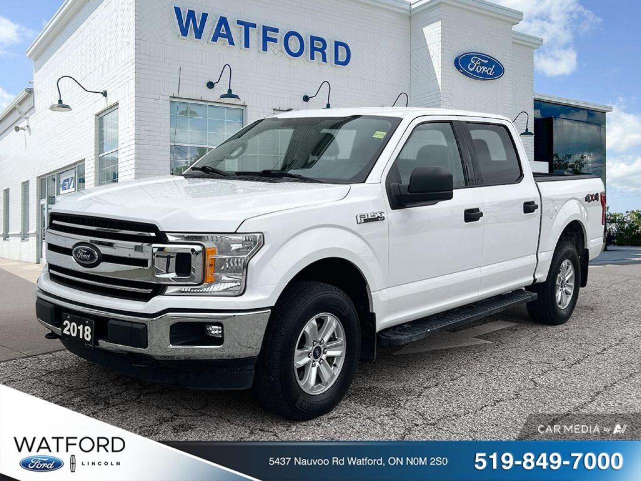 Used 2018 Ford F-150 XLT 4WD SuperCrew 5.5' Box for sale in Watford, ON