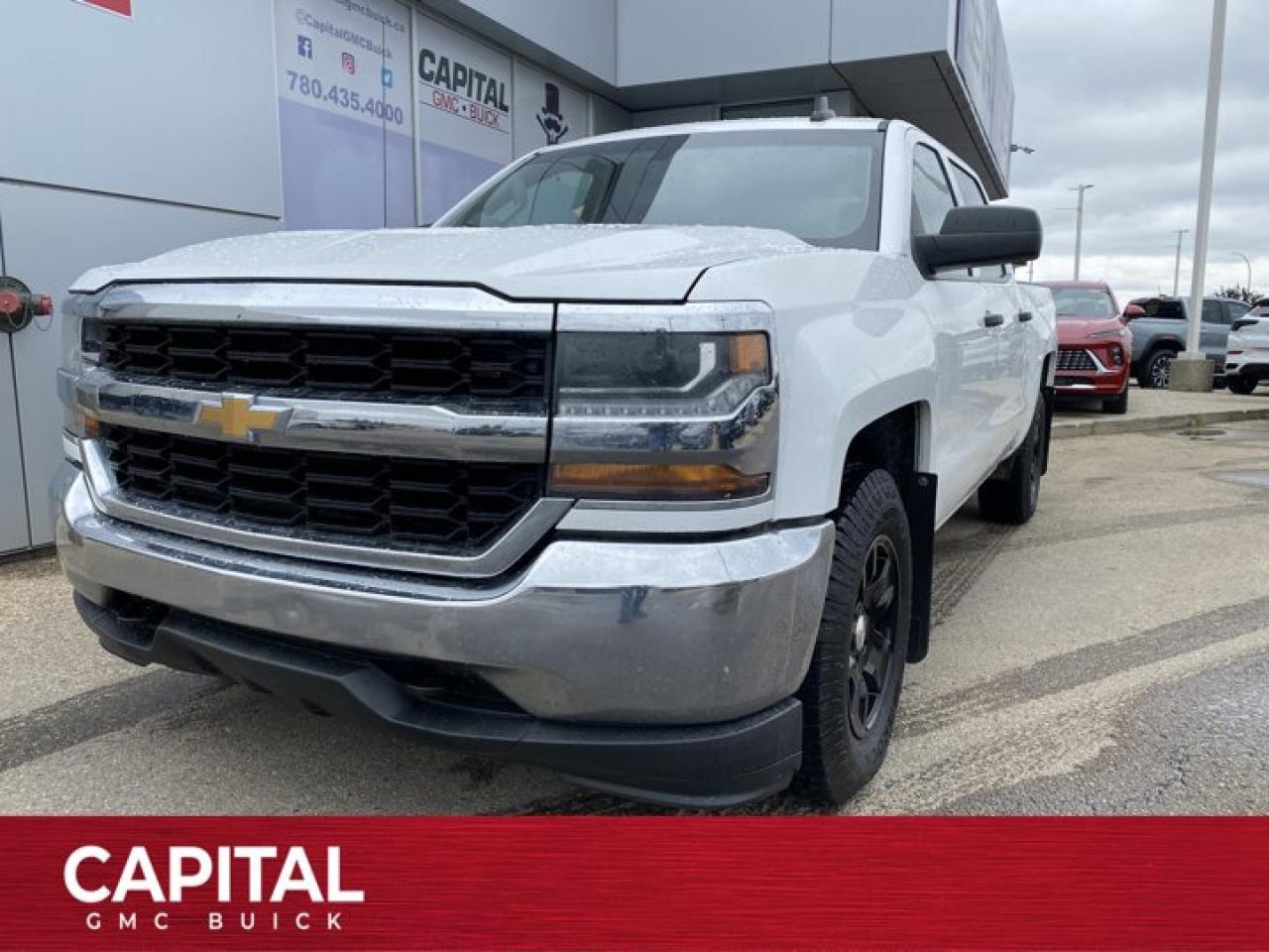 Used 2018 Chevrolet Silverado 1500 Work Truck Crew Cab  * TOW PACKAGE * COLOR TOUCHSCREEN * 4WD for sale in Edmonton, AB
