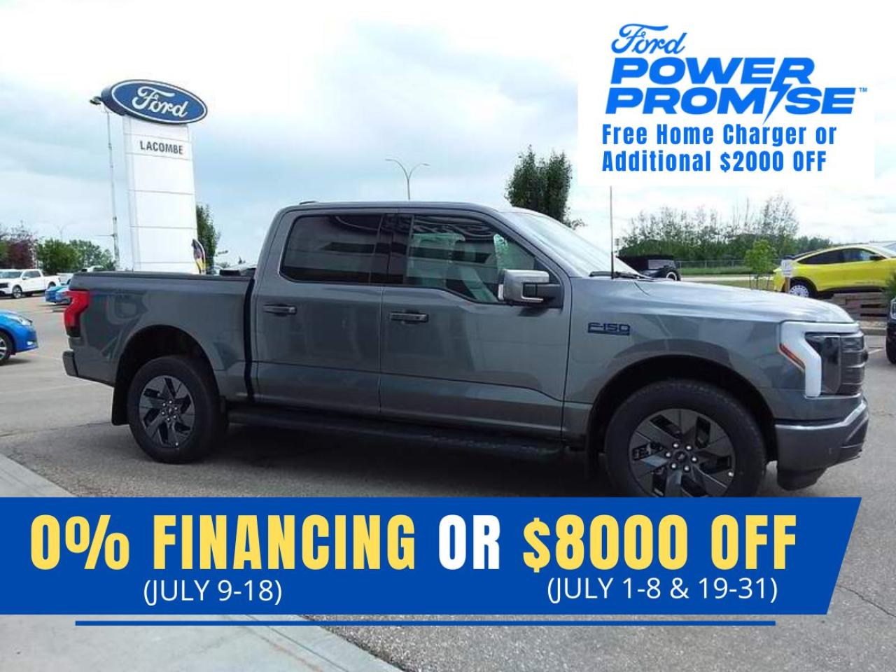 New 2025 Ford F-150 Lightning Lariat for sale in Lacombe, AB