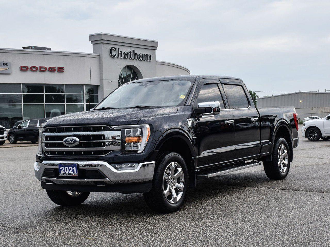 Used 2021 Ford F-150 Lariat 4WD SuperCrew 5.5' Box for sale in Chatham, ON