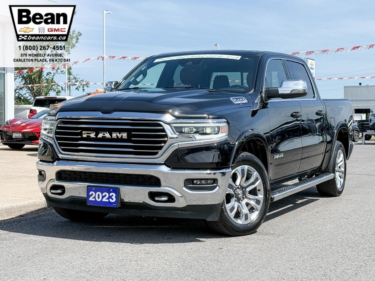 Used 2023 RAM 1500 Limited Longhorn 5.7L V8 HEMI LIMITED LONGHORN, HEATED AND VENTILATED LEATHER SEATS, HEATED STEERING WHEEL, MOONROOF, TRAILERING PACKAGE WITH TRAILER BRAKE CONTROLLER, 20
