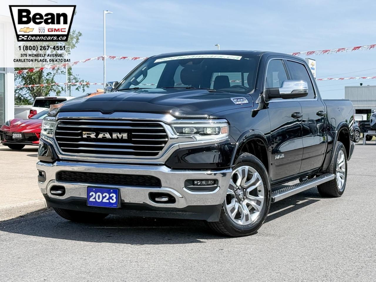 Used 2023 RAM 1500 Limited Longhorn 5.7L V8 HEMI LIMITED LONGHORN, HEATED AND VENTILATED LEATHER SEATS, HEATED STEERING WHEEL, MOONROOF, TRAILERING PACKAGE WITH TRAILER BRAKE CONTROLLER, 20