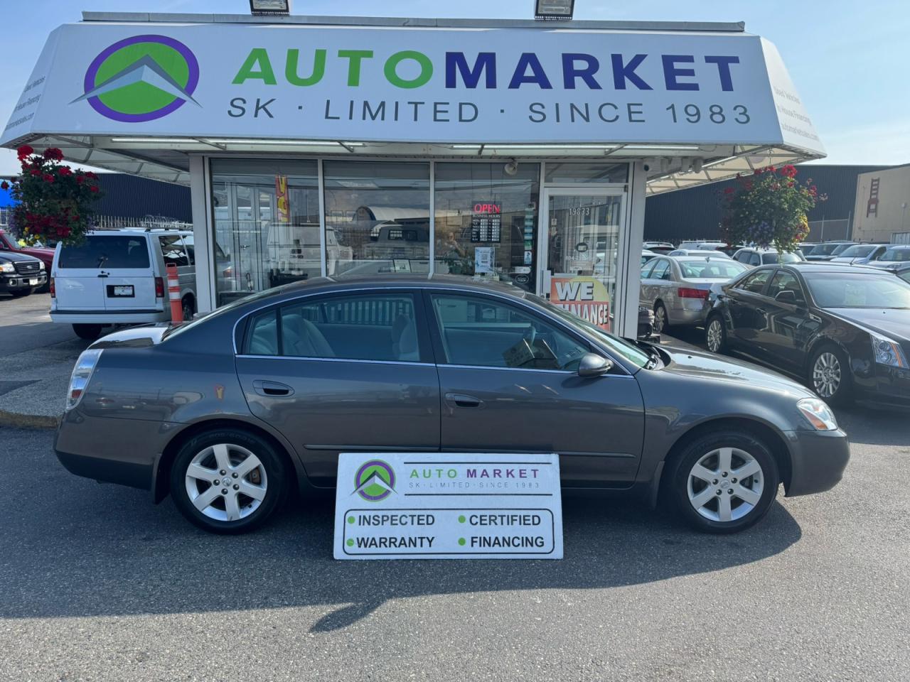 Used 2004 Nissan Altima 2.5L 138KMS! LOCAL 1 OWNER! NEW TIRES! INSPECTED W/BCAA MBRSHP & WRNTY! for sale in Langley, BC