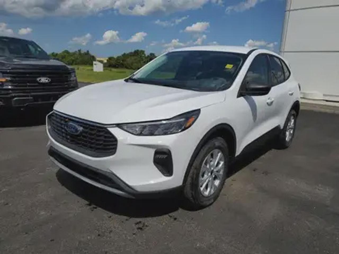 This all-new 2025 Escape Active 200A looks absolutely stunning in Oxford White. This 5-passenger All-wheel drive crossover comes equipped with the 1.5L EcoBoost® engine. This remarkable engine not only produces 181 horsepower and 190 ft-lbs of torque, but by leveraging EcoBoost® technology and an 8-speed automatic transmission, this crossover is rated to get an estimated 8.4L/100km (34 miles per gallon) combined highway/city fuel economy.

Key Features:
8 Instrument panel cluster
 All-wheel drive
Ford Co-Pilot360
Heated Front Seats
Remote Start
Heated Mirrors
SYNC® 4 W/8 LCD Capacitive Touchscreen
Wireless Apple CarPlay® and Android Auto Compatibility
Privacy Glass
17 Shadow Silver Painted Aluminum Wheels
Power Windows
LED Taillamps
LED Headlamps
FordPass Connect
Mini Spare Wheel/ Tire

Moose Jaw Ford, conveniently located at 1010 North Service Road in Moose Jaw, is your trusted destination for all your automotive needs. With an impressive 4.8-star Google rating from nearly 1,500 reviews, we are proud to deliver an exceptional vehicle-buying experience tailored just for you. Our Moose Jaw Motives set us apart, offering unbeatable value like half-priced oil changes for life on pre-owned vehicles, one year of key and remote protection, and one year of tire and rim protection. Enjoy peace of mind with every purchase. At Moose Jaw Ford, were committed to driving positive change in our community by combining exceptional service, high-quality vehicles, and a guest-first approach. Visit us today!