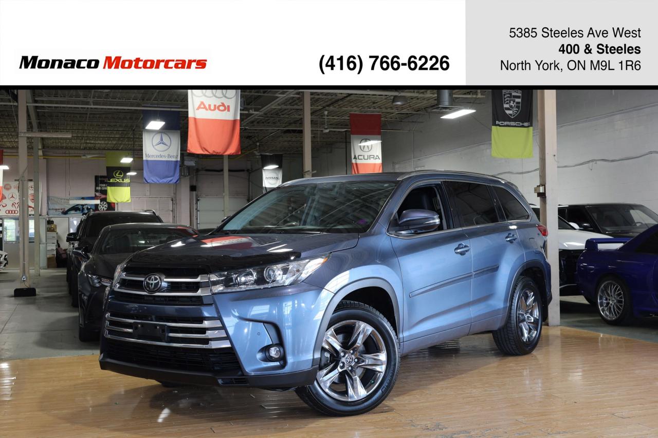 Special Finance Price: $35,999 | Cash Price: $37,499 2019 Toyota Highlander Limited AWD - No Accidents, Clean CarFax - 7 Passenger, Leather, Keyless, Push Start, Panoramic Sunroof, Backup Camera, Navigation, Lane Departure Assist, Pre Collision System, Blind Spot Monitor, JBL Sound System, Front Heated & Ventilated Seats, Rear Heated Seats, Heated Steering Wheel, Power Memory Seats, Power Trunk, Bluetooth, Alloy Wheels, Cruise Control, And Much More. Odometer: 119,000 KM. Call Us: (416) 766-6226 Monaco Motorcars Inc. Location: 5385 Steeles Ave W, North York, ON M9L 1R6 Business Hours: Monday - Friday: 9am - 7pm Saturday: 10am - 5pm Sunday : Closed www.monacomotorcars.com Apply for Financing Online: www.monacomotorcars.com/financing/ All our vehicles go through an Ontario Standard Certification Inspection where we make sure the car is safe so you dont have to. An additional cost of $999 will be applied to all Certified vehicles. If not certified as per OMVIC regulations vehicle is not drivable, not certified and not e-tested. Each Certified vehicle comes with an Ontario Safety Certification and a 36-day or 2000 KM Safety Warranty. At Monaco Motorcars, we are revolutionizing the car buying experience. Come see the difference. Full vehicle history is disclosed prior to closing a deal because we want you to know everything about your next vehicle. Countless Financing options are available including $0 DOWN!!! (O.A.C.) All credit types welcome! Bad/Good/No Credit, bankruptcy, consumer proposal, new to Canada, student. Hassle-free approvals. No matter what your credit situation is, You Are Approved. Conditions apply. We Accept Trade-Ins! Bring it by for an Appraisal. Multiple extended warranty options are available to choose from. We Are Proud To Serve Clients All Over Canada & Ontario - Toronto, Markham, Richmond Hill, Mississauga, Oshawa, Etobicoke, Newmarket, Pickering, Whitby, Ajax, North York, Scarborough, Barrie, Orangeville, Waterloo, Milton, Kitchener, Ottawa, Aurora, London, Kingston, Hamilton, Muskoka, Belleville, Brant, Brantford, Brockville, Cornwall, Windsor, Sudbury, Guelph, Orillia, Sarnia, Timmins, Thunder Bay, Welland, Pembroke, St Catharines, St. Thomas, Thorold, Ottawa, Owen Sound, Haldimand County, Kenora and Niagara Falls. CASH PRICES DISPLAYED: HST and licensing fees are not included. FINANCING OPTIONS: Enjoy rates as low as 6.99% with $0 down and no payments for 3 months (O.A.C). Our expert financing team partners with major banks and lenders to secure the lowest rates and most flexible terms for your car loan. A $999 financing fee applies. We strive to provide accurate and up-to-date listing information; however, Monaco Motorcars is not responsible for any errors, omissions, or typographical mistakes. Prices are subject to change without notice. Please contact us to confirm details.