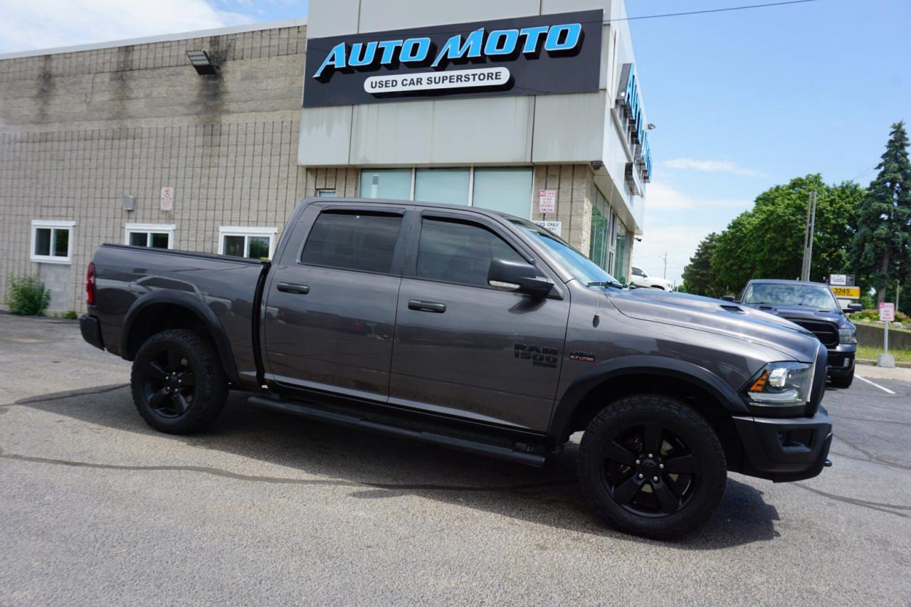 Used 2020 RAM 1500 Classic V8 HEMI WARLOCK CREW 4WD CERTIFIED *1 OWNER* CAMERA NAV BLUETOOTH HEATED SEATS CRUISE ALLOYS for sale in Burlington, ON