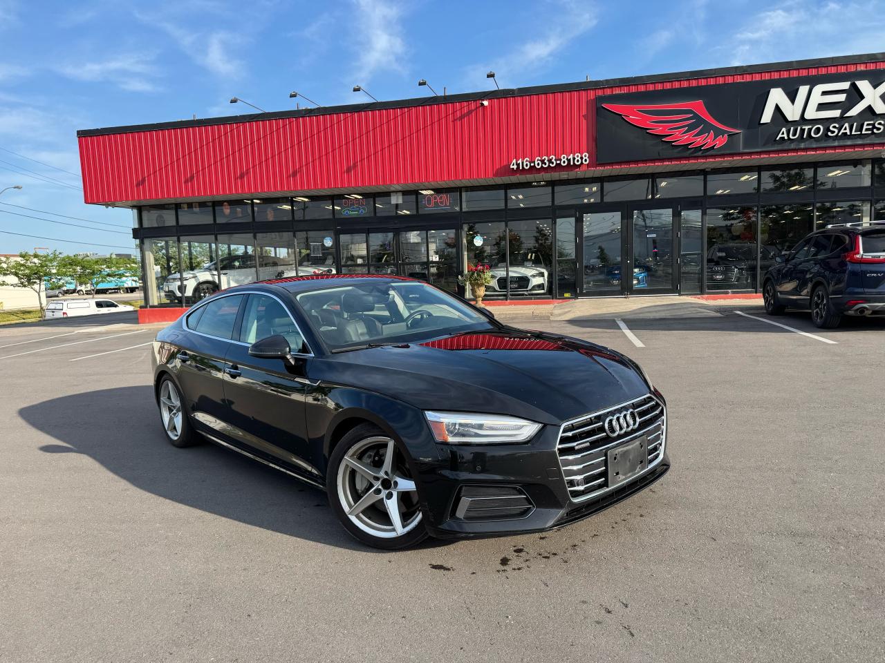 2018 Audi A5 KOMFORT AWD LEATHER PAN/ROOF A/CARPLAY CAMERA