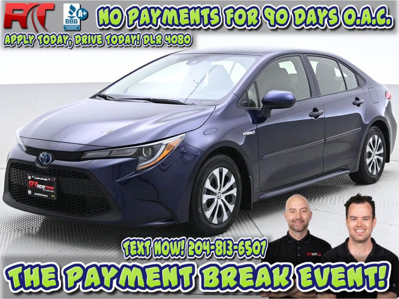 Used 2020 Toyota Corolla Hybrid for sale in Winnipeg, MB