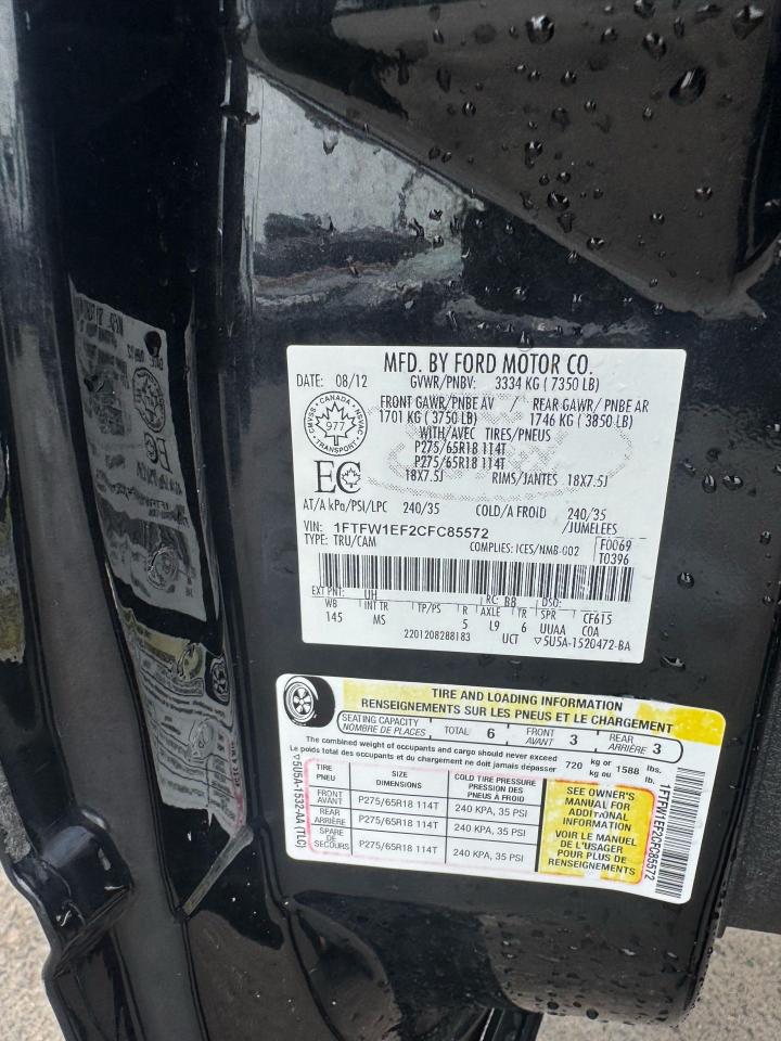 2012 Ford F-150 XLT, 5.0 V8, 4X4, CREW CAB, NEWER TIRES, AS IS - Photo #15