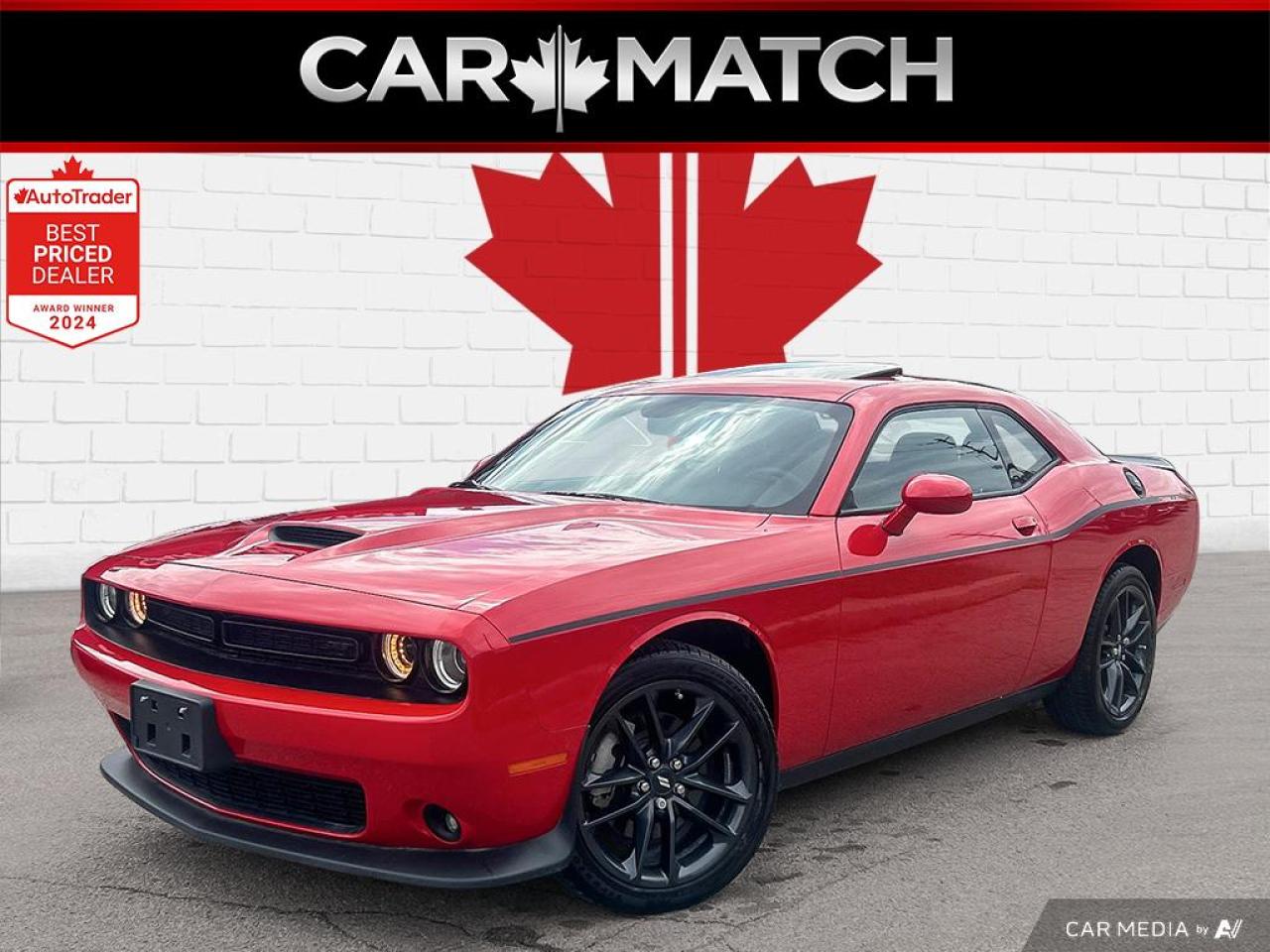 2022 Dodge Challenger GT / NO ACCIDENTS / AWD / ROOF / LEATHER / AUTO