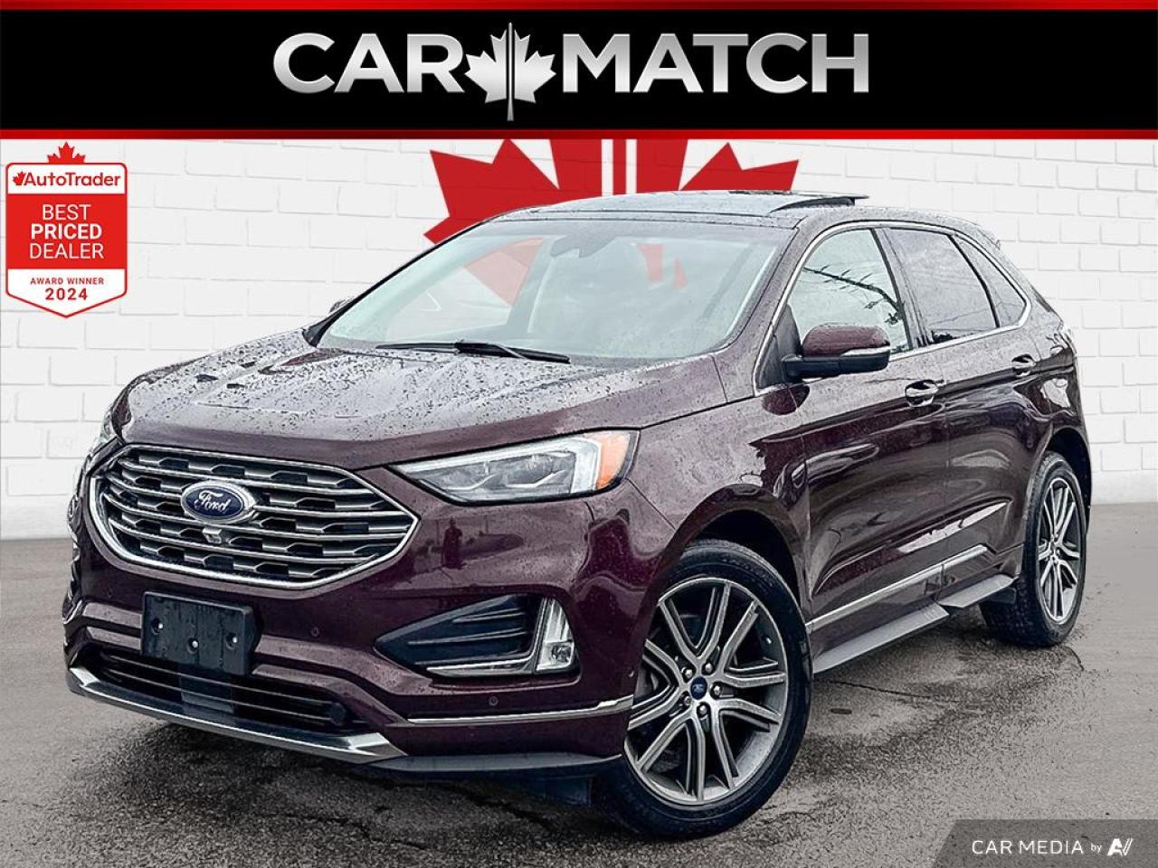 Used 2019 Ford Edge TITANIUM / AWD / LEATHER / PANO ROOF / NAV for sale in Cambridge, ON