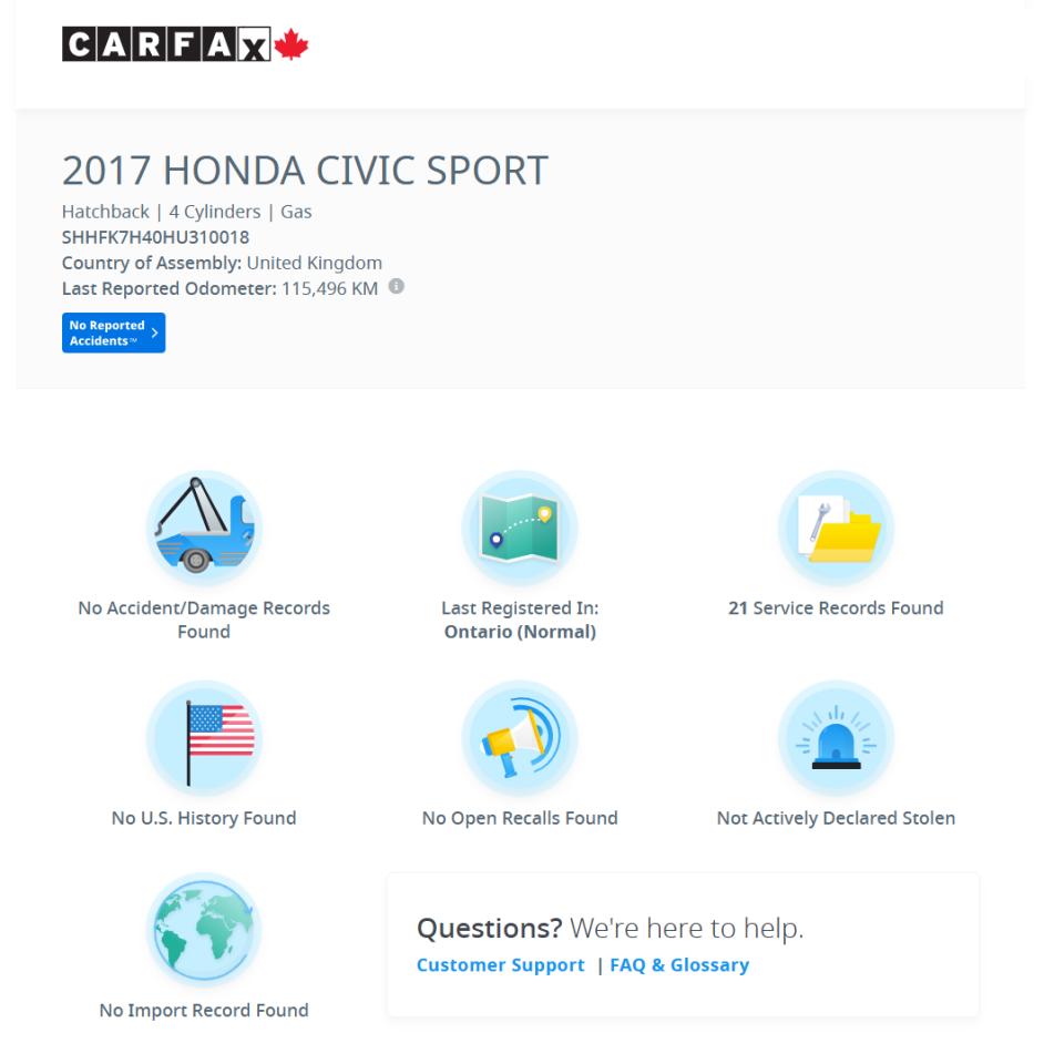 2017 Honda Civic SPORT w/Honda Sensing+Roof+CLEAN CARFAX Photo