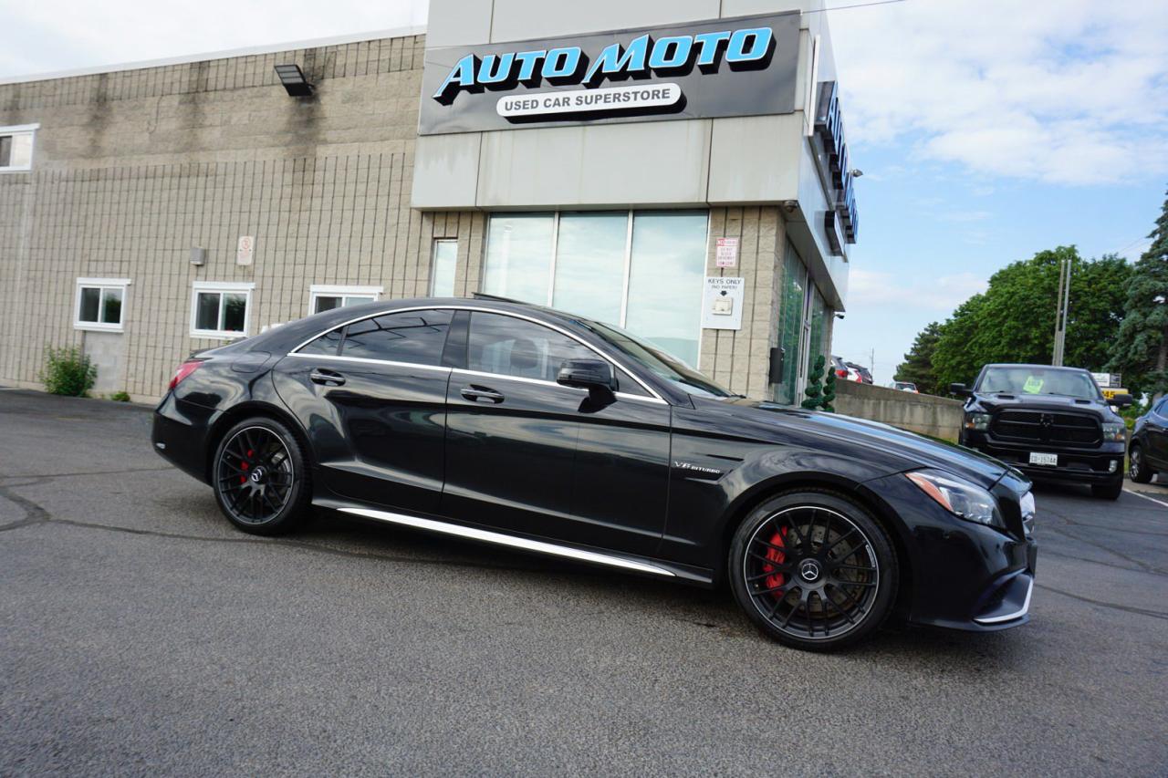 Used 2015 Mercedes-Benz CLS-Class CLS63-S AMG 4MATIC AWD CERTIFIED *VERY RARE*ACCIDENT*ONE OWNER* 360 CAMERA NAV BLUETOOTH LEATHER HEATED/COOLED SEATS SUN ROOF CRUISE ALLOYS for sale in Burlington, ON