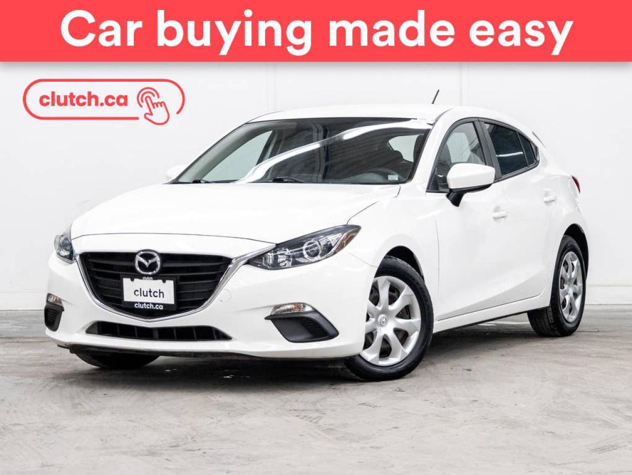 Used 2016 Mazda MAZDA3 GX w/ Rearview Cam, Cruise Control, A/C for sale in Toronto, ON