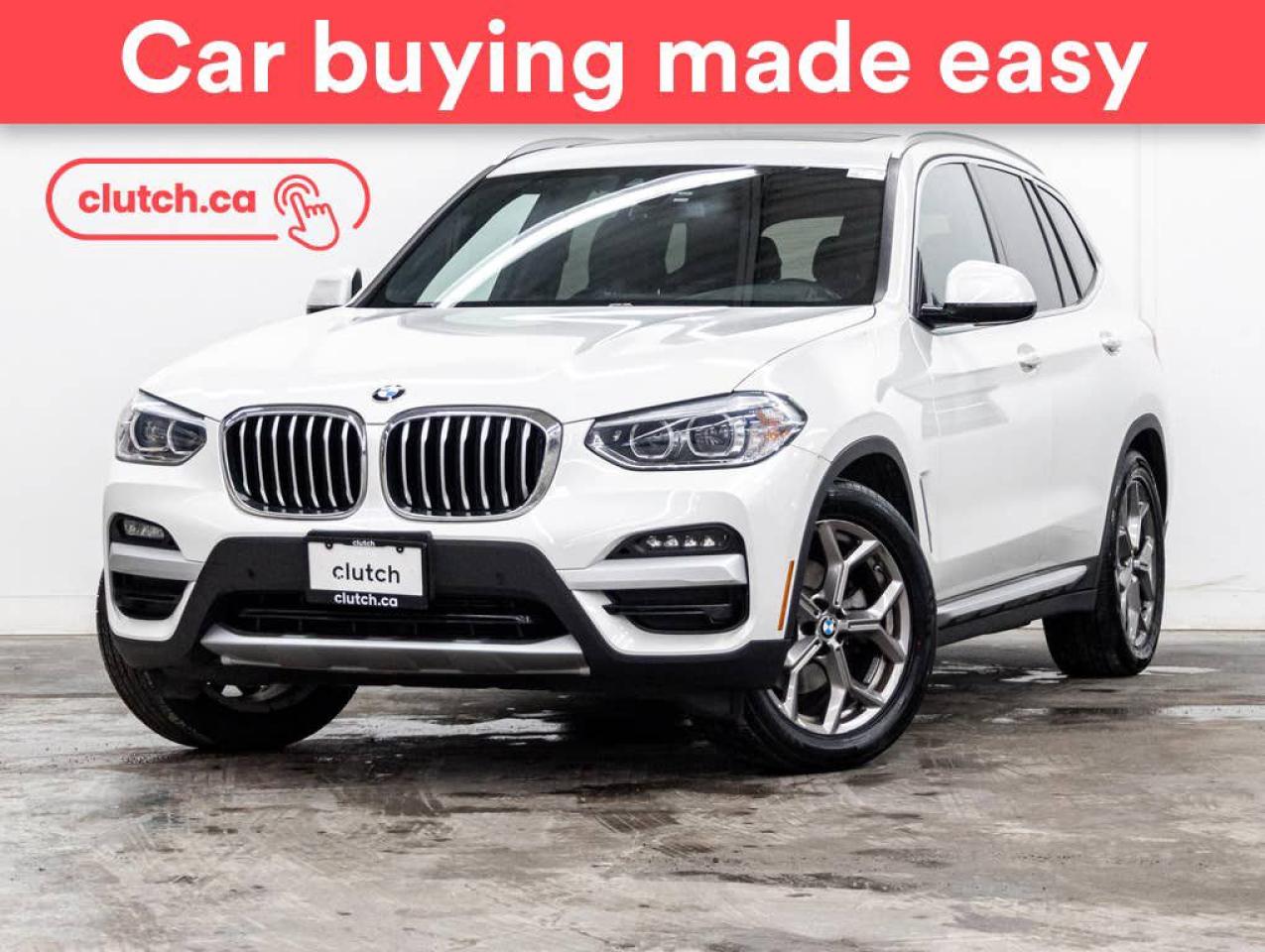 Used 2021 BMW X3 xDrive30i AWD w/ Apple CarPlay & Android Auto, Panoramic Moonroof, Nav for sale in Toronto, ON