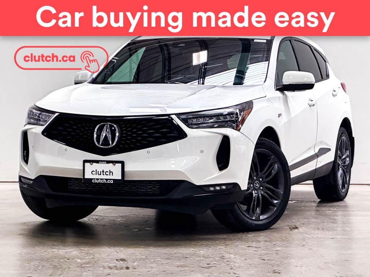 Used 2022 Acura RDX AWD w/ A-Spec w/ Apple CarPlay, Heated Front Seats, Rearview Cam for sale in Toronto, ON