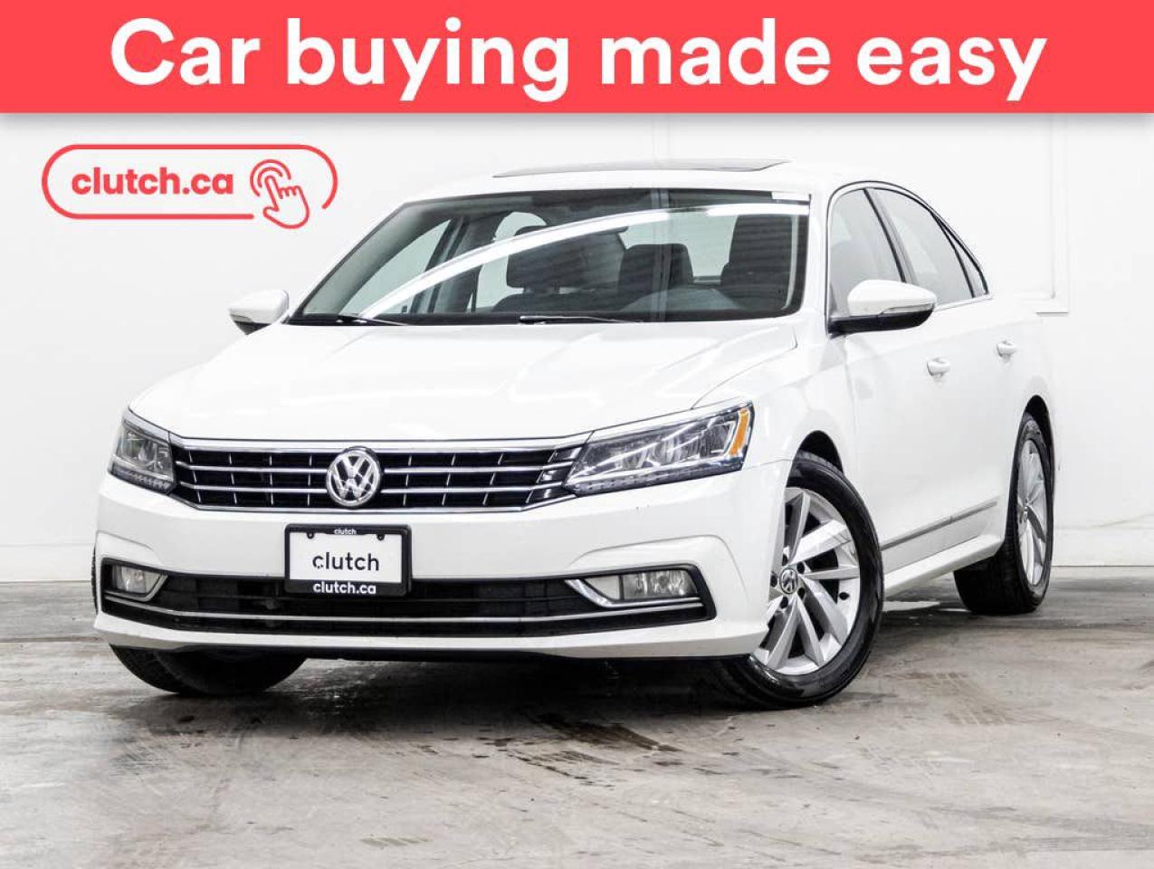 Used 2018 Volkswagen Passat Comfortline w/Apple CarPlay & Android Auto, Heated Front Seats, Backup Cam for sale in Toronto, ON