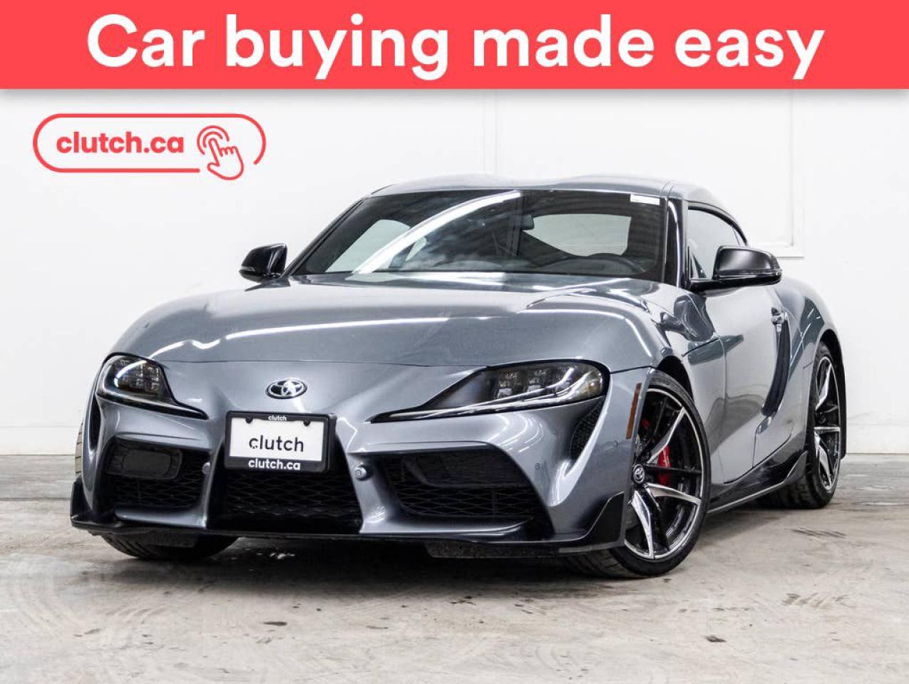 Used 2022 Toyota Supra GR 3.0 Premium  w/Apple CarPlay & Android Auto, Heated Front Seats, Backup Cam for sale in Toronto, ON