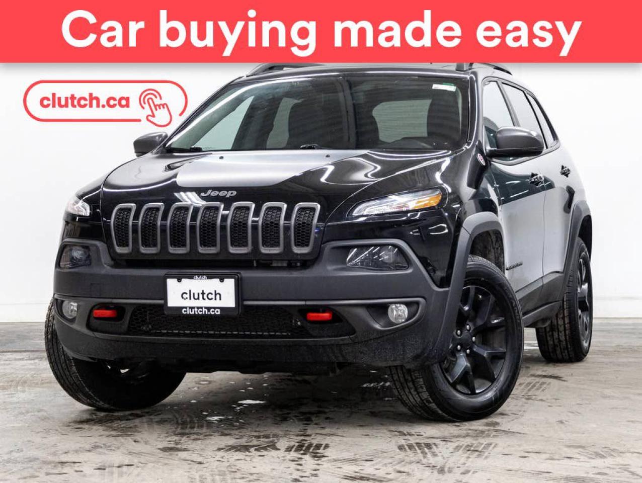 Used 2018 Jeep Cherokee Trailhawk L Plus 4x4 w/Heated Front Seats, Bluetooth, Backup Cam for sale in Toronto, ON