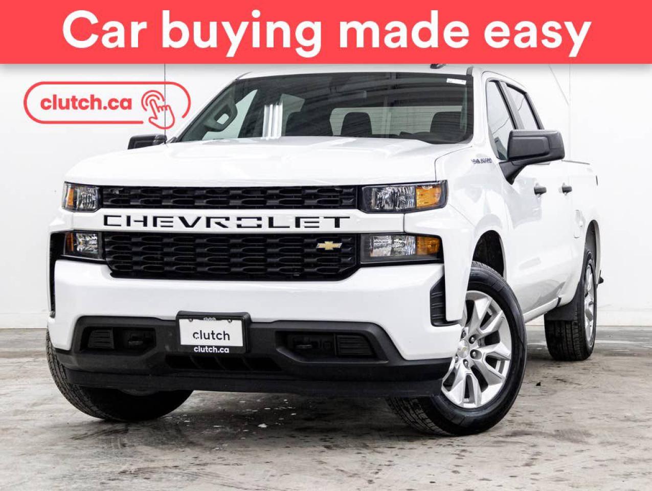 Used 2021 Chevrolet Silverado 1500 Custom 4WD w/Apple CarPlay & Android Auto, Cruise Control, Rearview Cam for sale in Toronto, ON