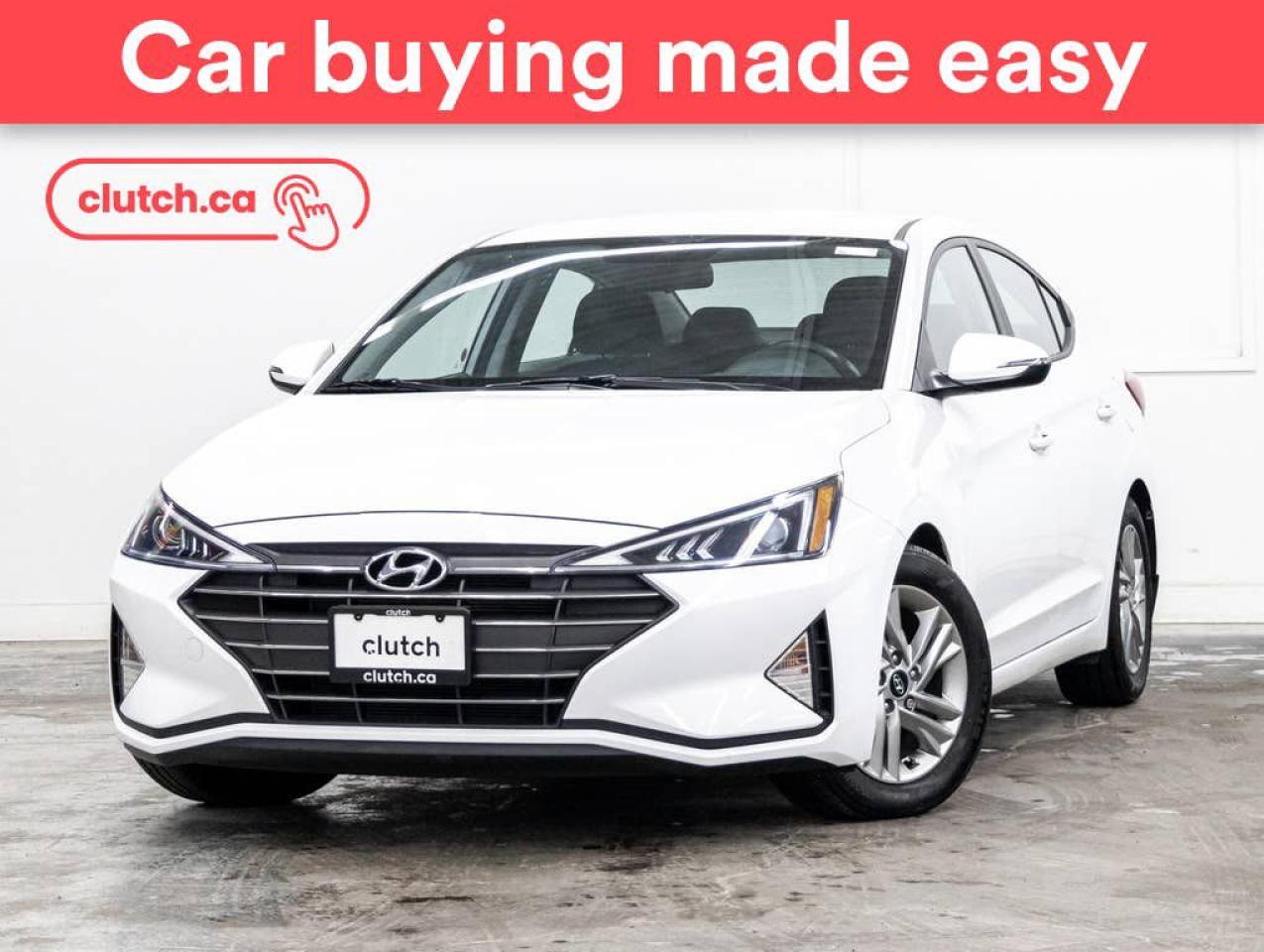 Used 2019 Hyundai Elantra Preferred w/ Apple CarPlay & Android Auto, Rearview Cam, Climate Control for sale in Toronto, ON