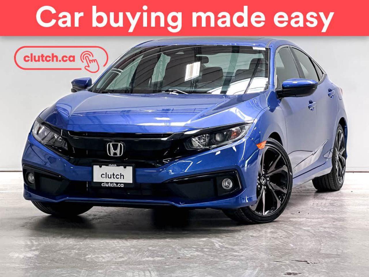 Used 2021 Honda Civic Sport w/ Apple CarPlay, Heated Front Seats, Rearview Cam for sale in Toronto, ON