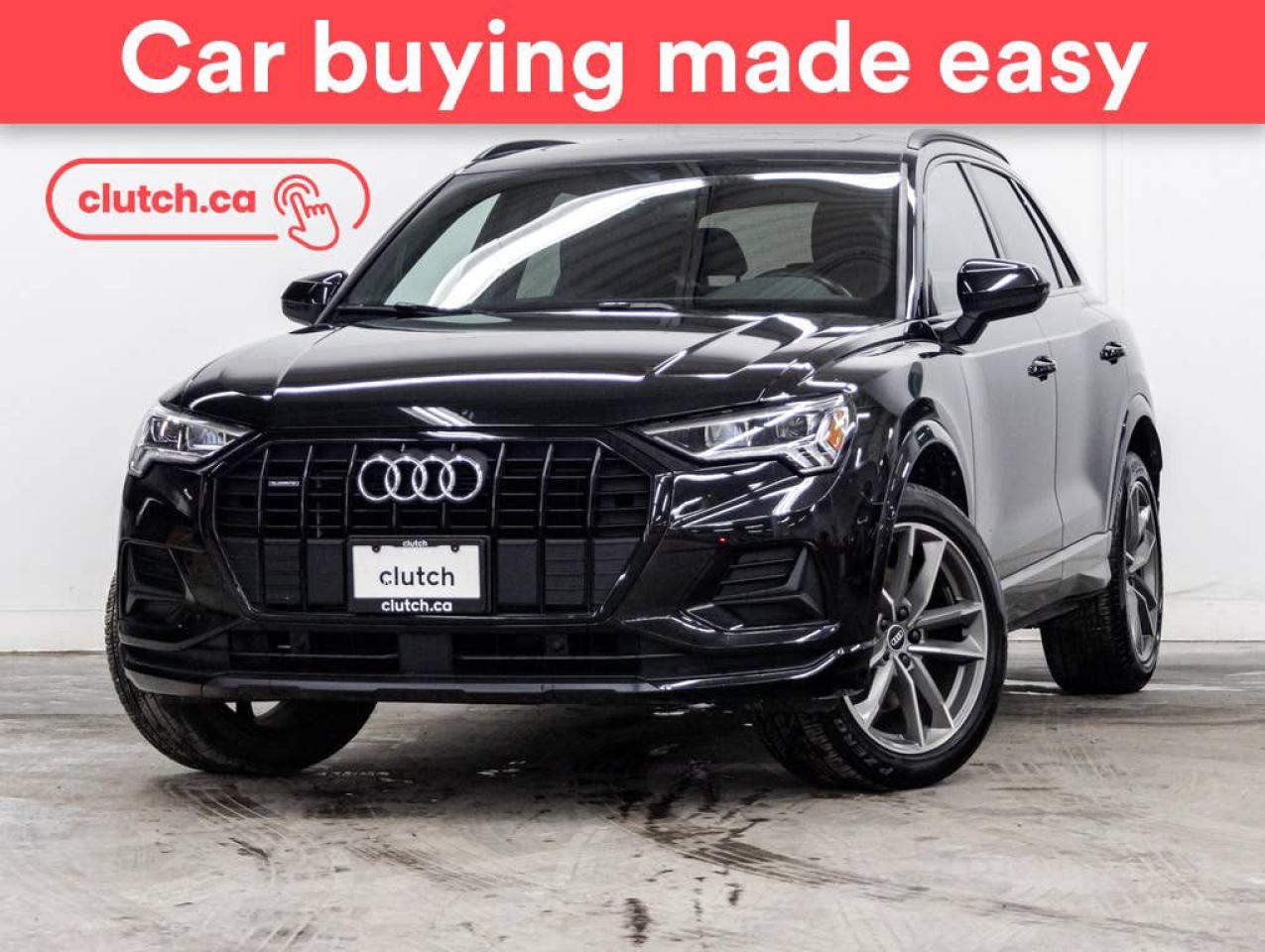 Used 2022 Audi Q3 45 Komfort AWD w/ Apple CarPlay & Android Auto, Rearview Cam, Dual Zone Climate Control for sale in Toronto, ON